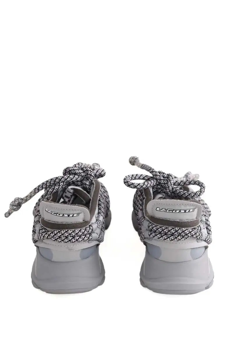 Baskets Lacoste Gris en Daim