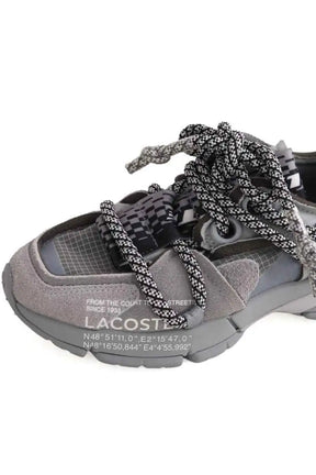 Baskets Lacoste Gris en Daim