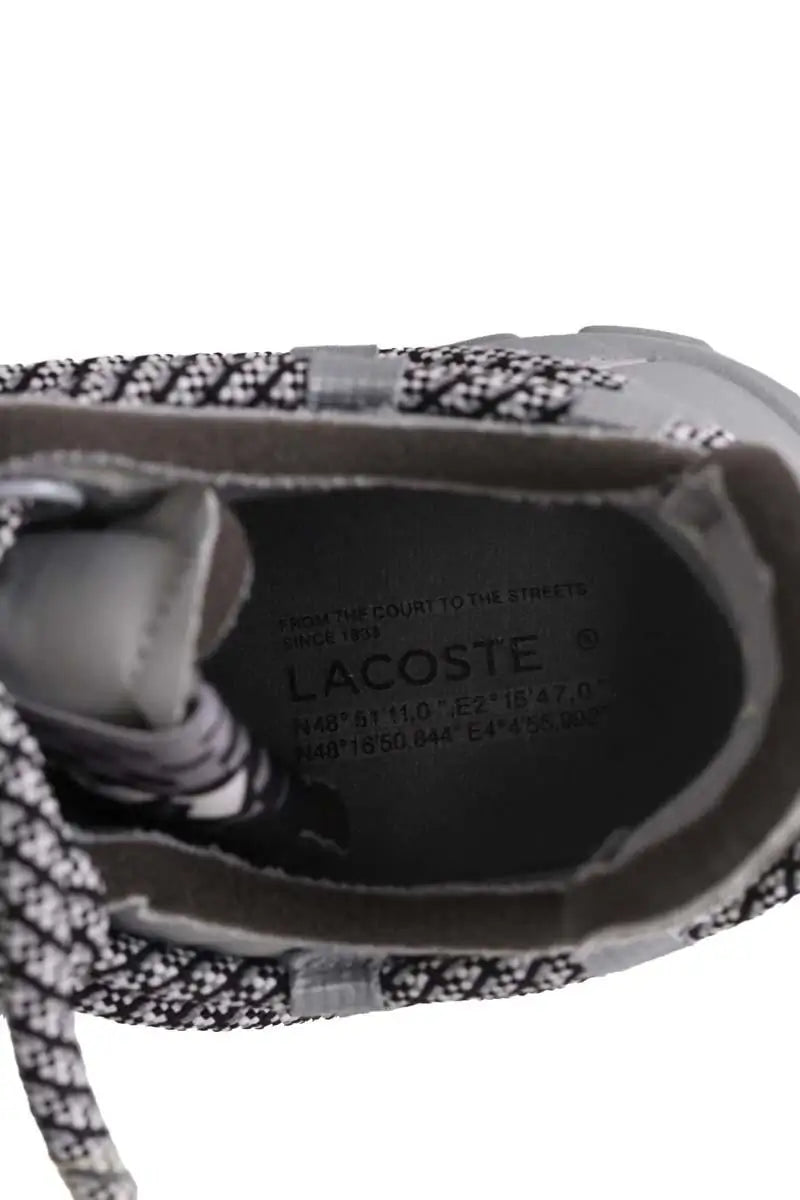 Baskets Lacoste Gris en Daim