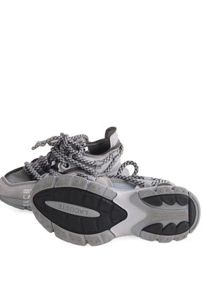 Baskets Lacoste Gris en Daim