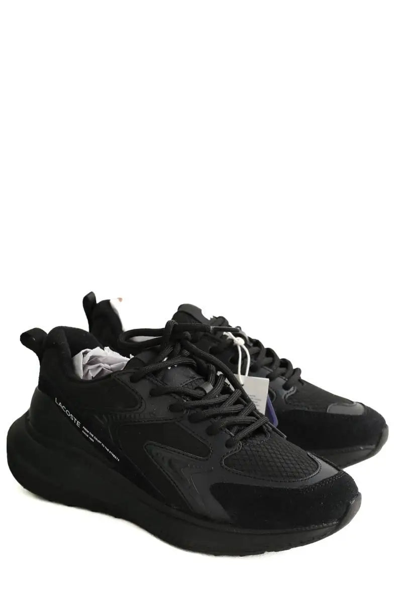 Baskets Lacoste Noir en Cuir