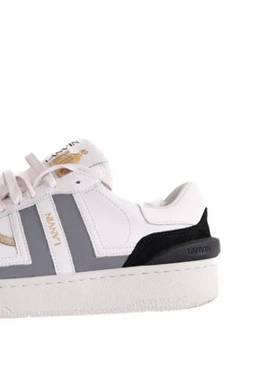 Baskets Lanvin Sneakers Clay en mesh Blanc en Cuir