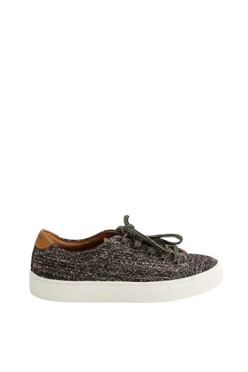Baskets Le Lissier Marron en Tweed, taille 38 - Seconde Main