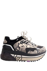 Baskets Liu Jo Noir en Cuir, taille 39 - Seconde Main