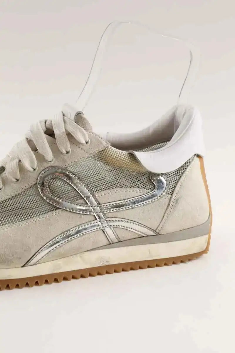 Baskets Loewe Flow runner Gris en Daim
