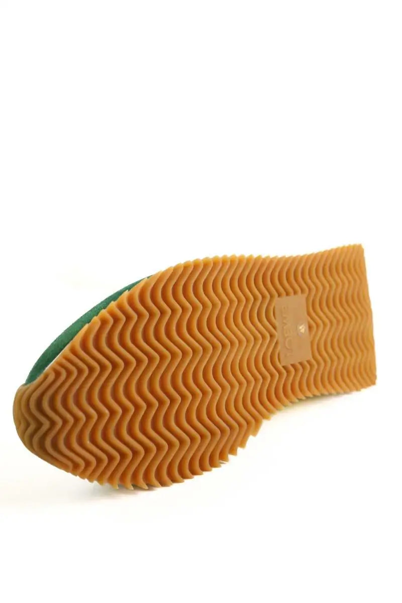 Baskets Loewe Sneakers Flow Runner  Vert en Daim