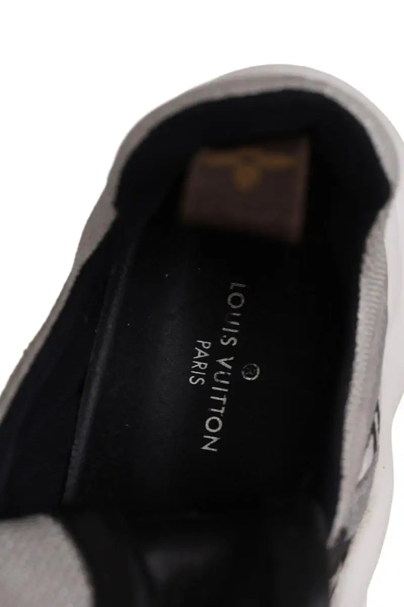 Baskets Louis Vuitton Blanc en Cuir