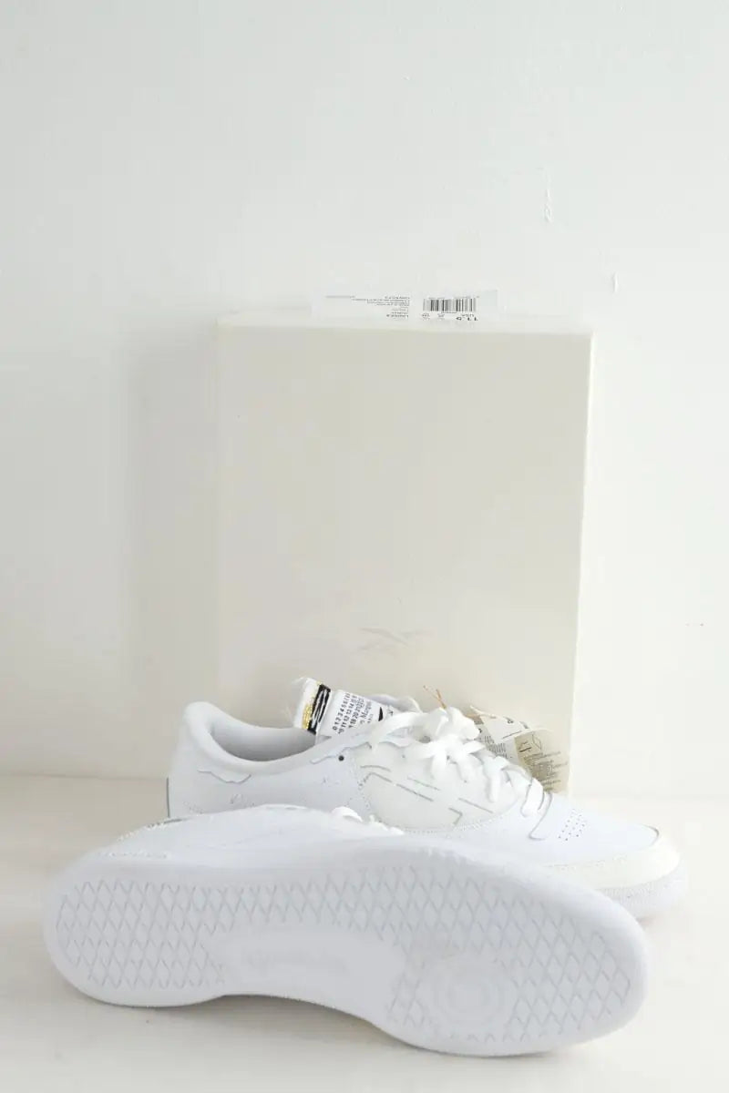 Baskets Maison Martin Margiela Club C memory  Blanc en Cuir