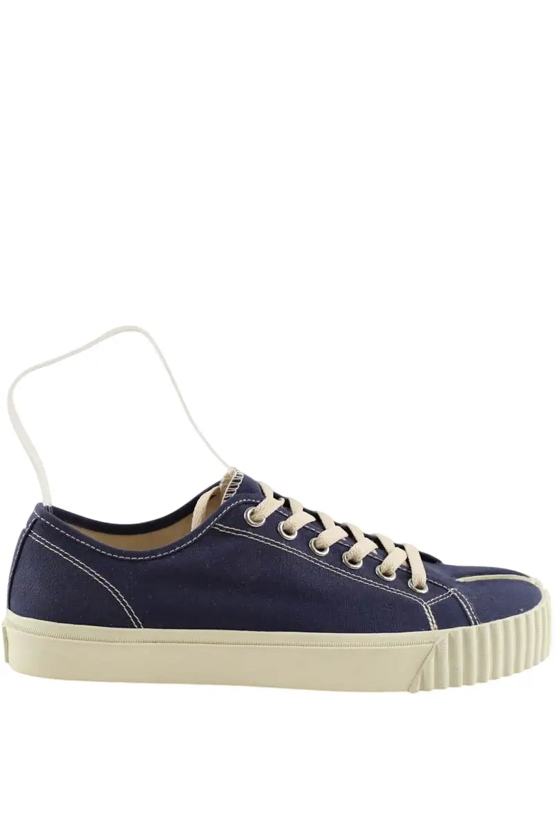 Baskets Maison Martin Margiela Tabi Bleu en Tissu, taille 41 - Seconde Main