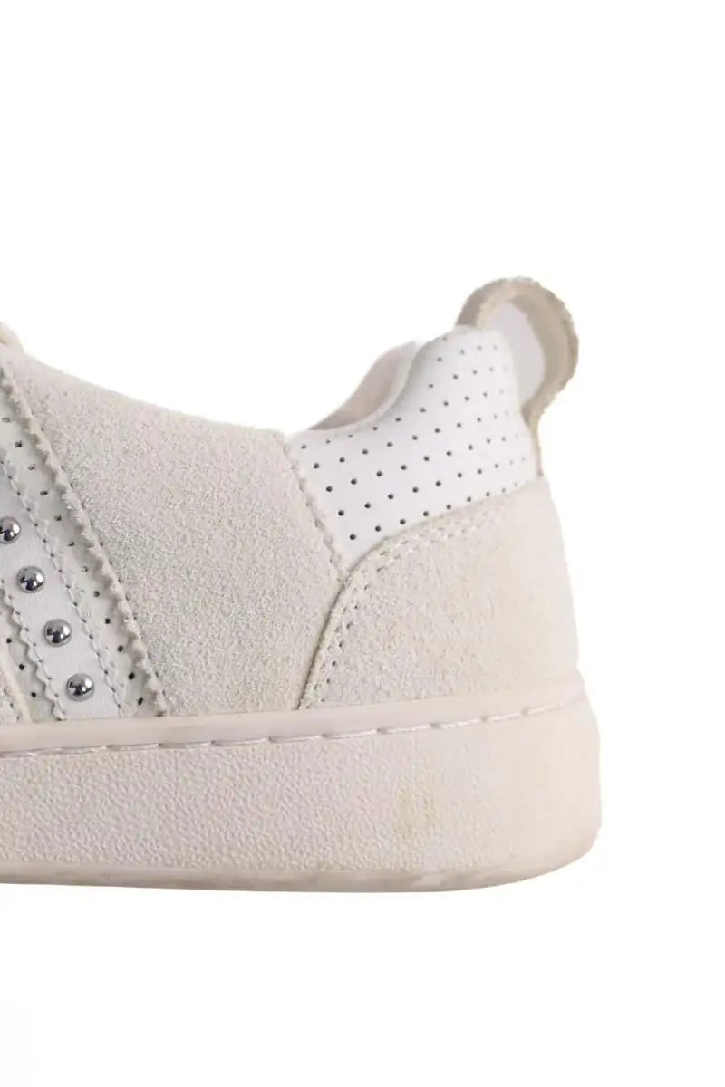Baskets Maje Blanc en Cuir