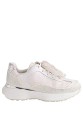 Baskets Michael Kors Blanc en Cuir, taille 40 - Seconde Main