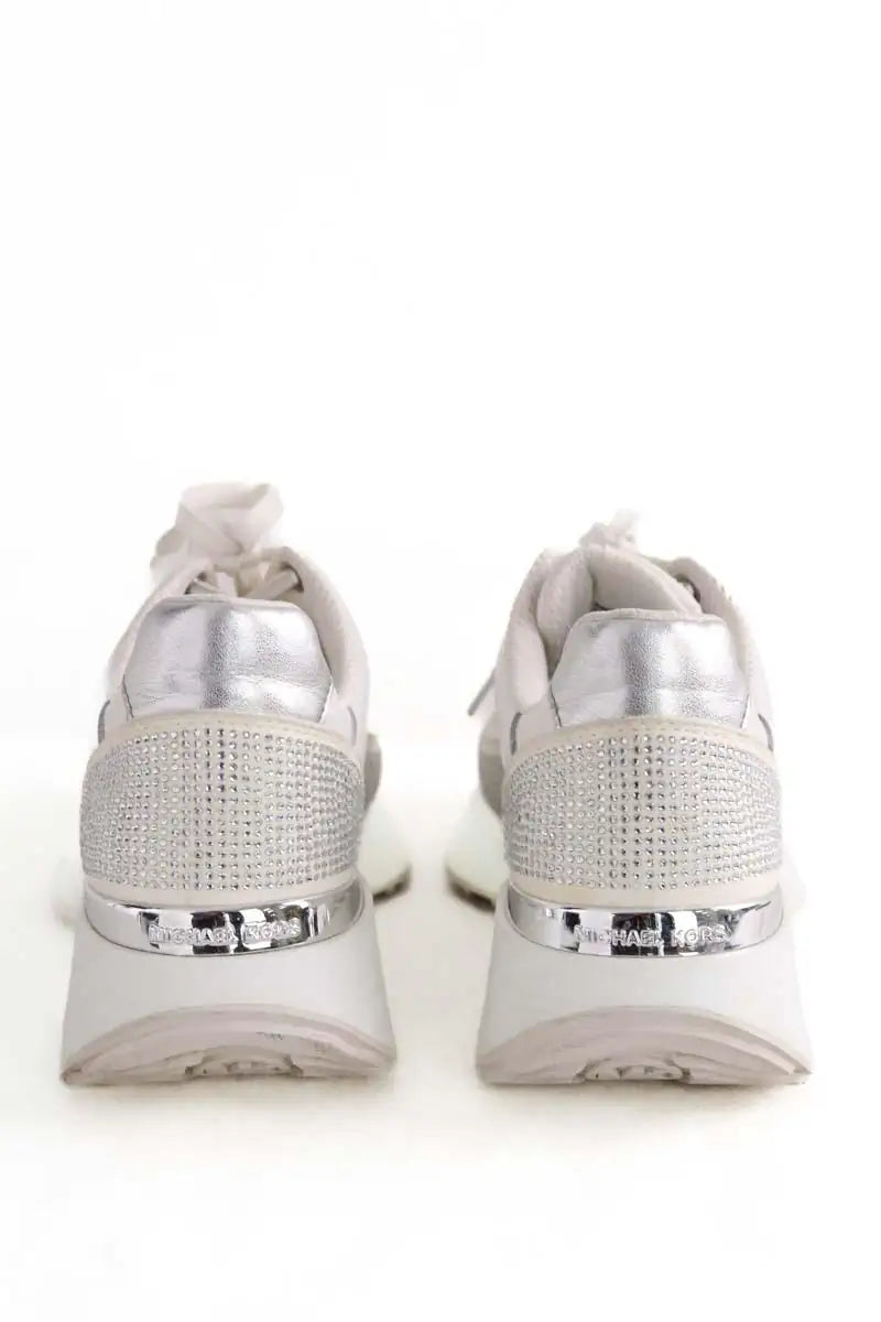 Baskets Michael Kors Blanc en Cuir