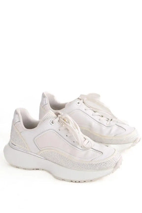 Baskets Michael Kors Blanc en Cuir