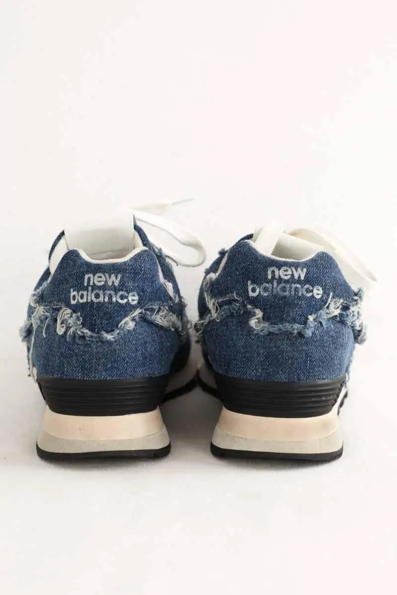 Baskets Miu Miu 574 demin Bleu en Tissu