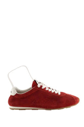 Baskets Miu Miu Basket en suède Plume Rouge en Daim, taille 41 - Seconde Main