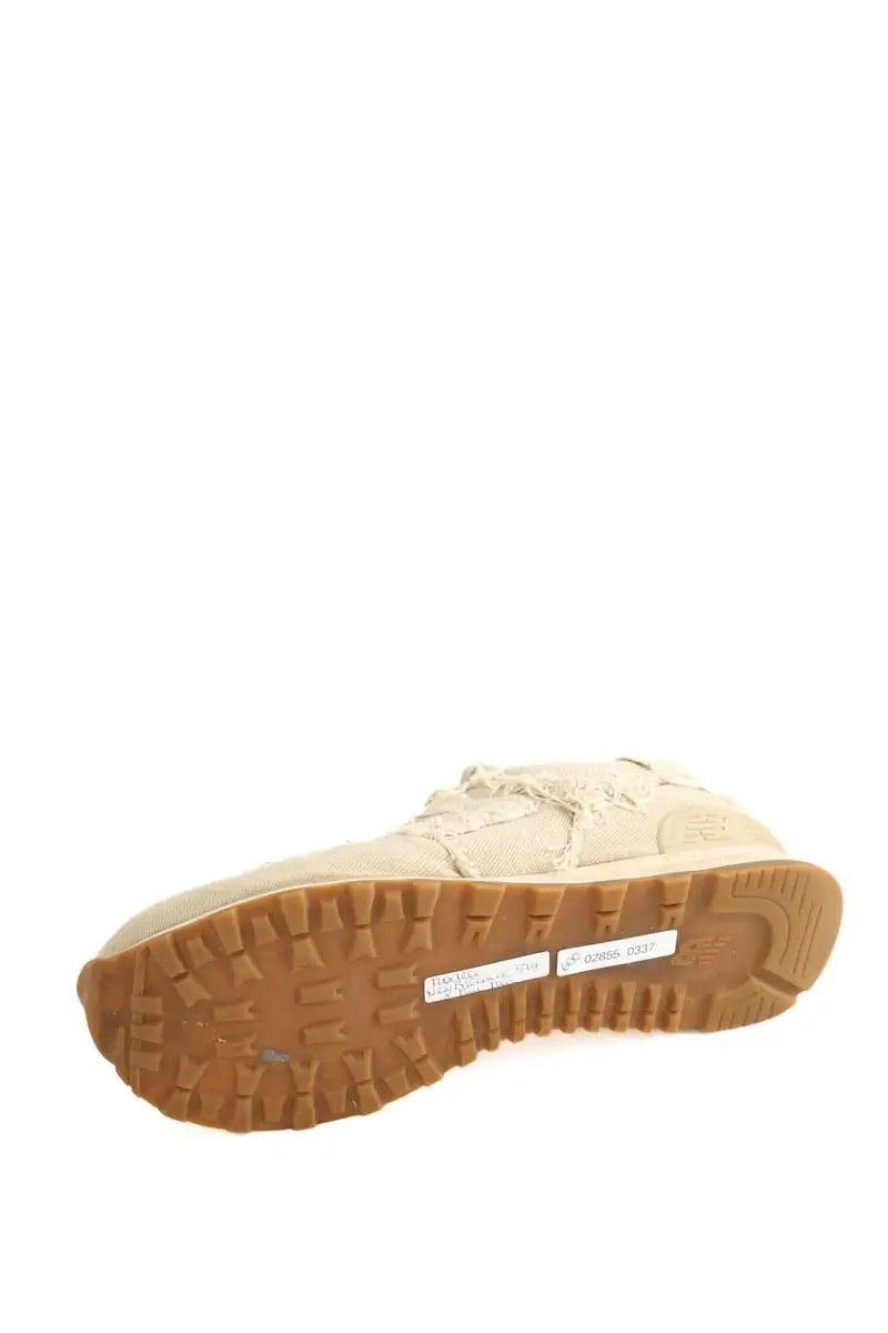 Baskets Miu Miu Miu Miu X New Balance 574 Beige en Tissu