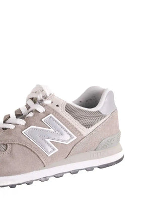 Baskets New Balance 574 Kaki en Daim