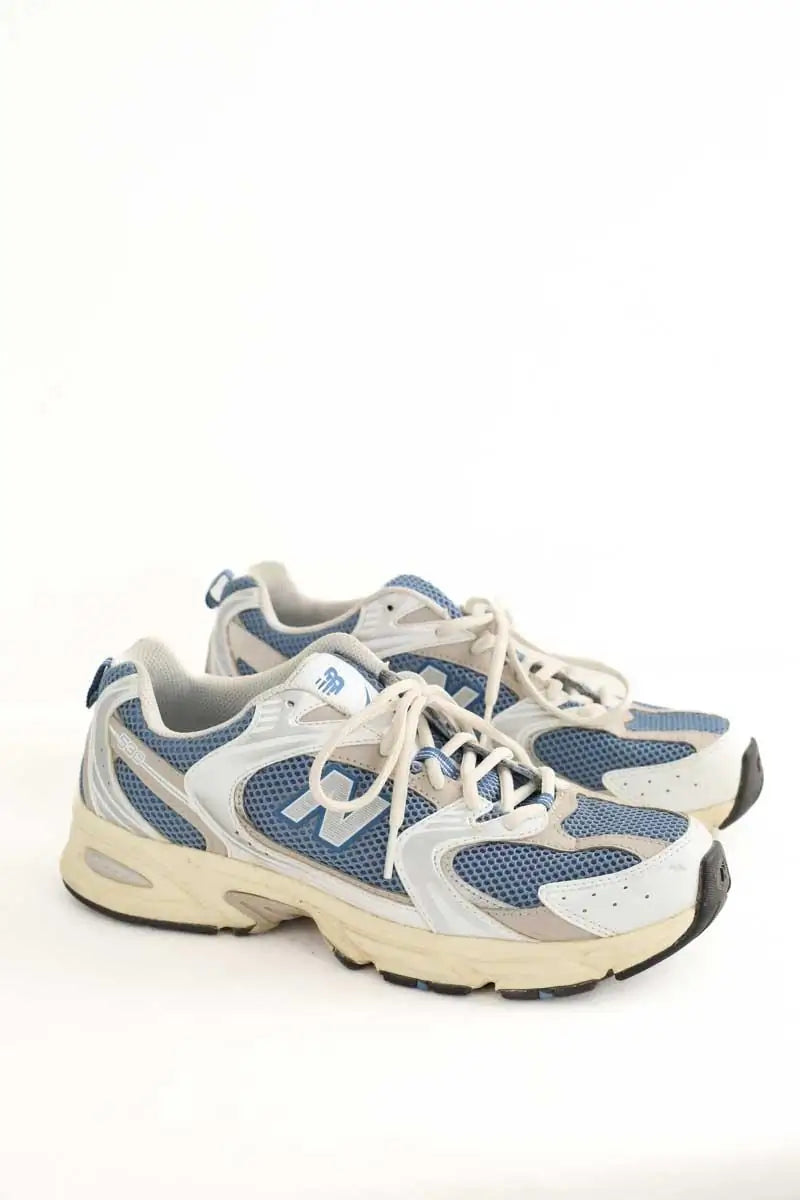 Baskets New Balance Bleu en Tissu