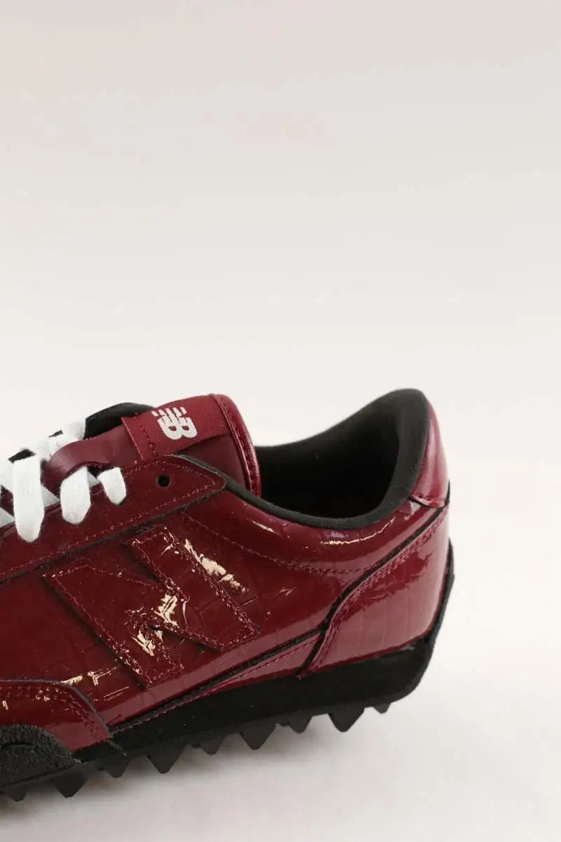 Baskets New Balance Gator run Bordeaux en Cuir
