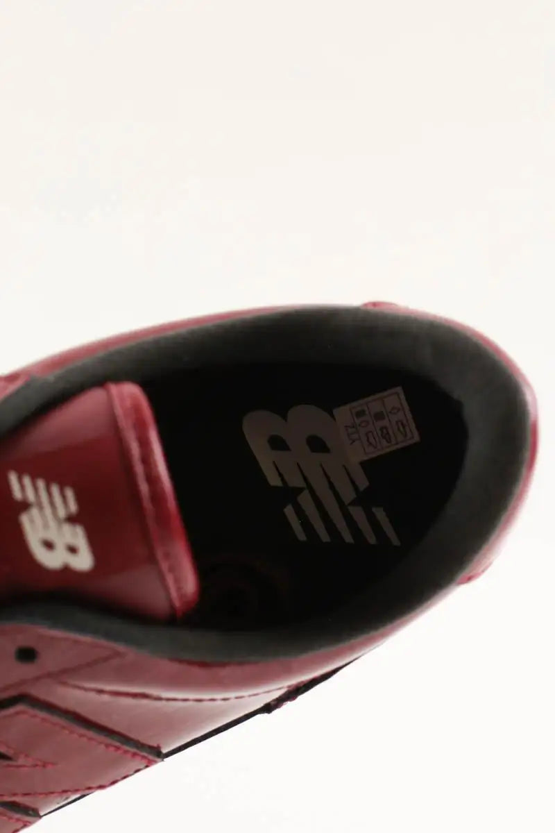 Baskets New Balance Gator run Bordeaux en Cuir