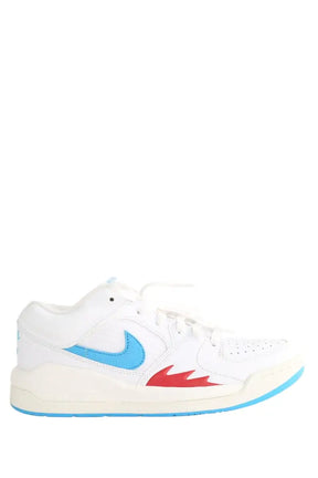 Baskets Nike Air Jordan Blanc en Cuir, taille 38 - Seconde Main