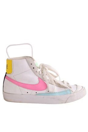 Baskets Nike Blanc en Cuir, taille 38 - Seconde Main