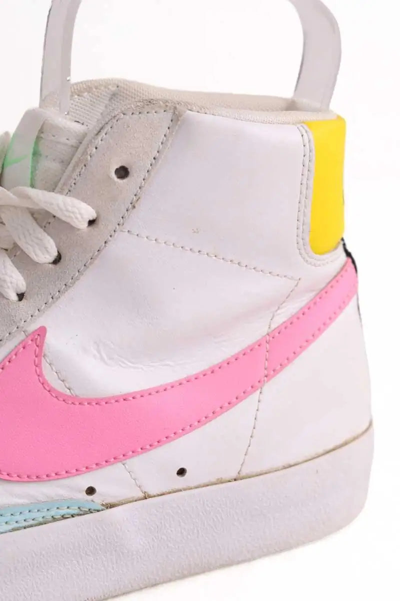 Baskets Nike Blanc en Cuir