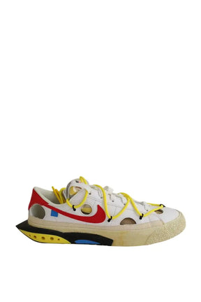 Baskets Nike blazer low  Blanc en Cuir, taille 39 - Seconde Main