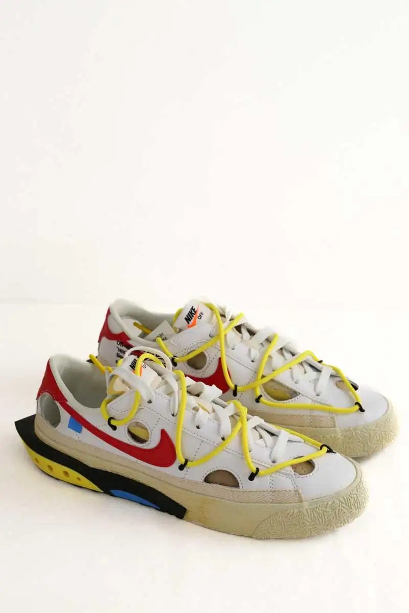 Baskets Nike blazer low  Blanc en Cuir