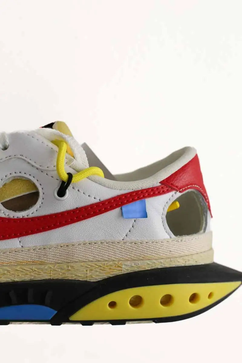 Baskets Nike blazer low  Blanc en Cuir