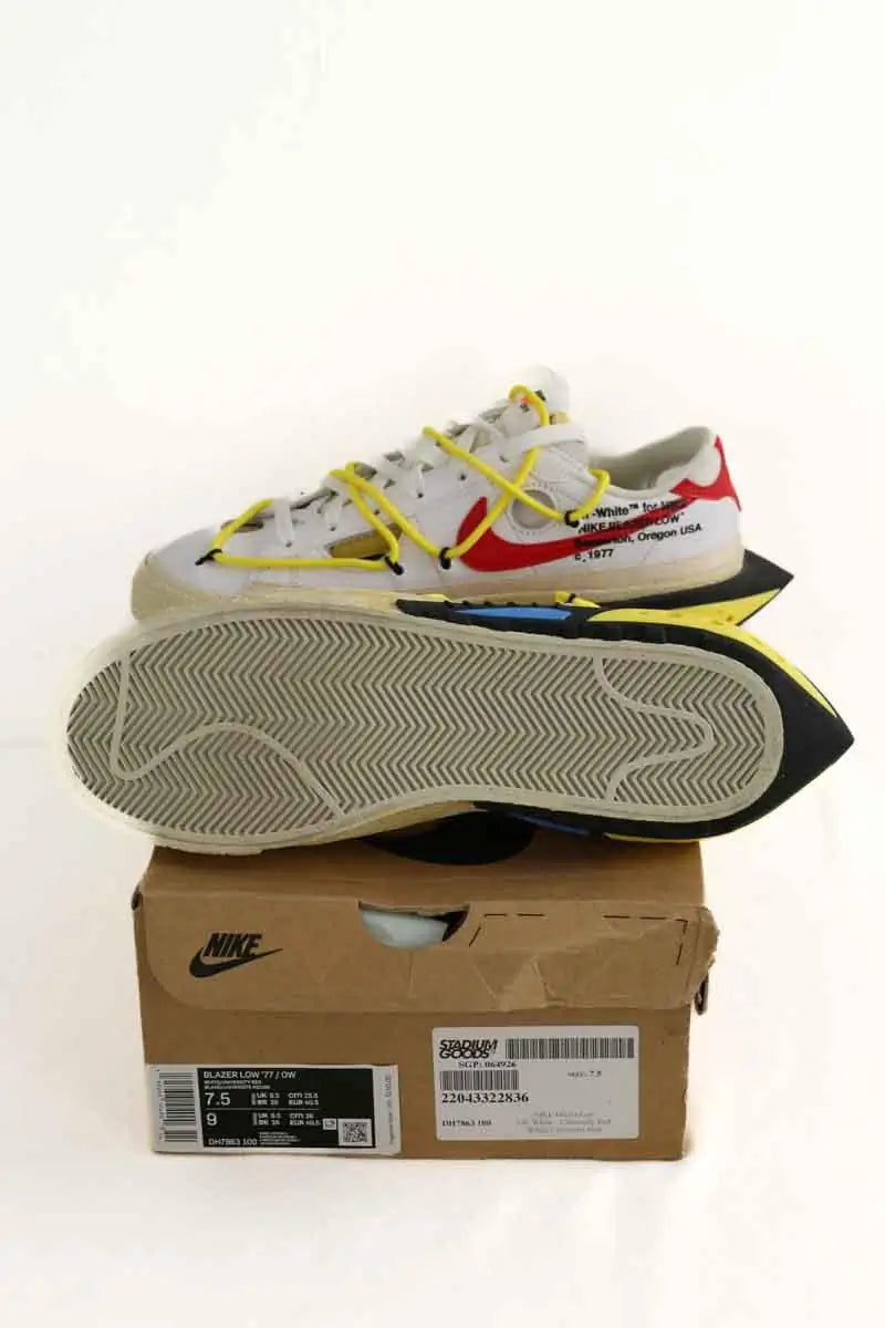 Baskets Nike blazer low  Blanc en Cuir