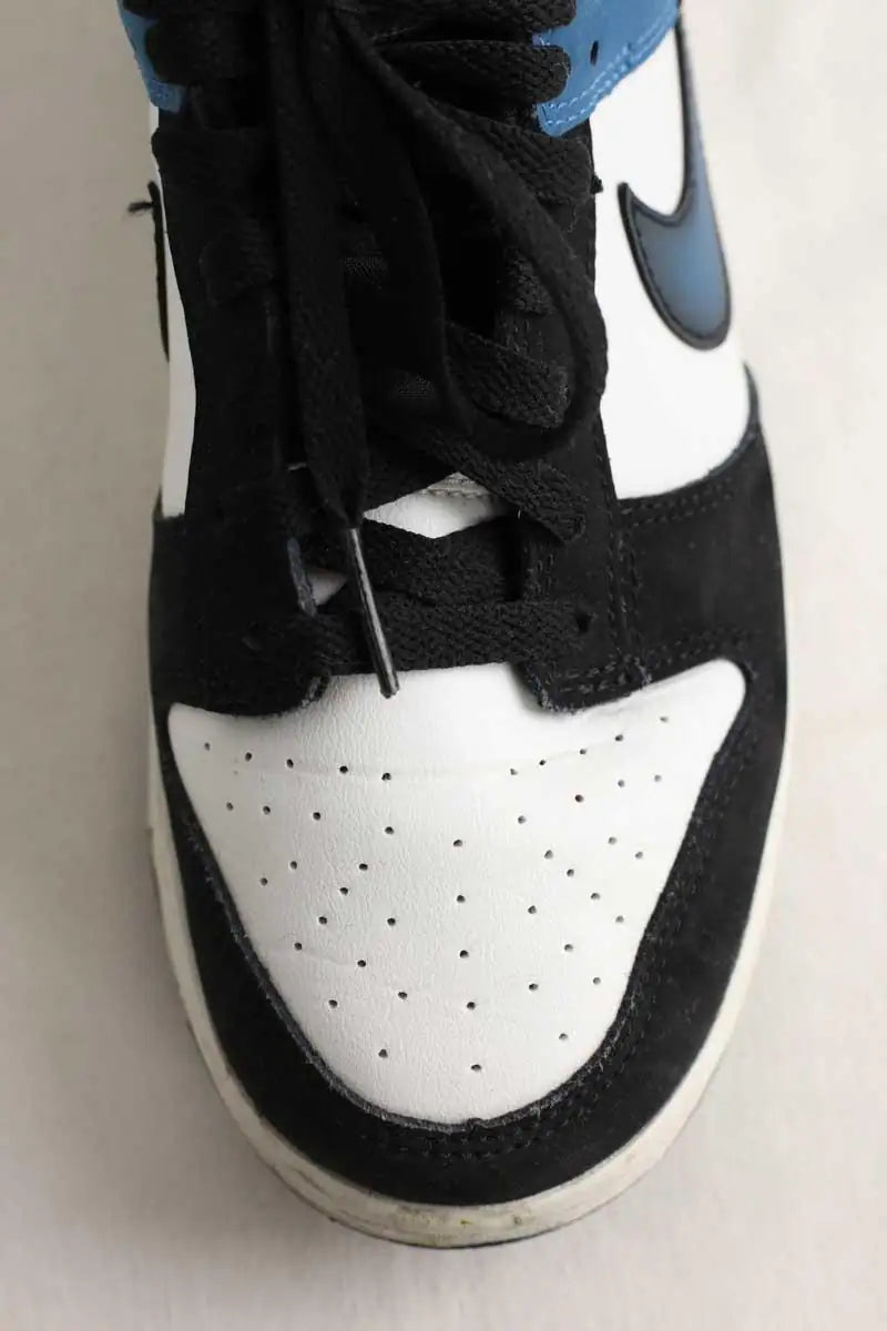 Baskets Nike Bleu en Cuir