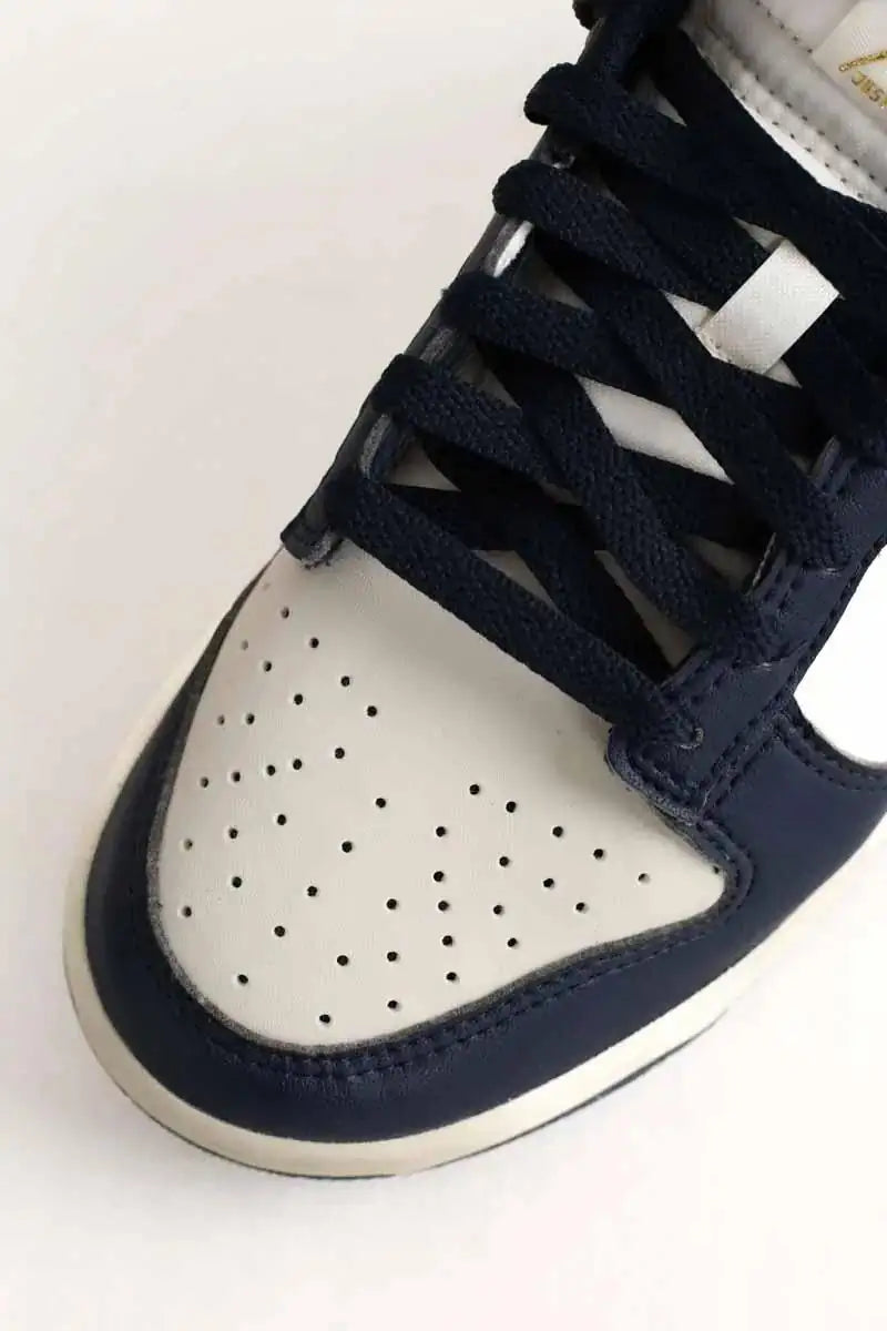 Baskets Nike Dunk Low Noir en Cuir