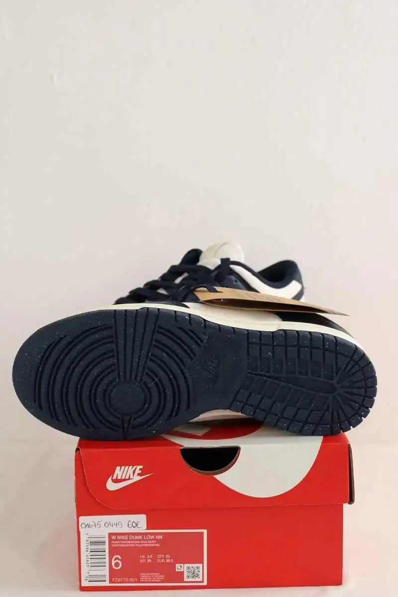Baskets Nike Dunk Low Noir en Cuir