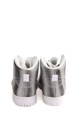 Baskets Nike Dunk Sky Argent en Plastique