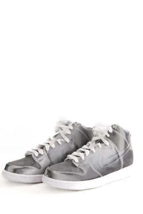Baskets Nike Dunk Sky Argent en Plastique