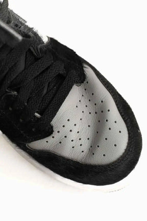 Baskets Nike Gris en Cuir