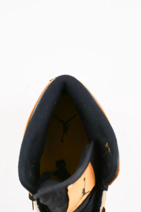 Baskets Nike Orange en Cuir
