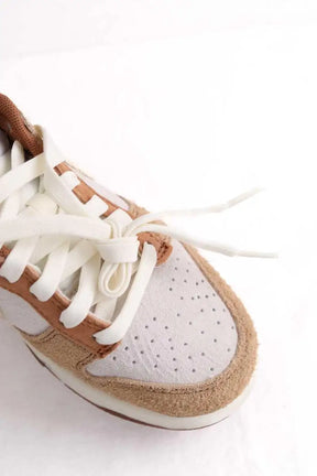 Baskets Nike SB Dunk Low Beige en Daim