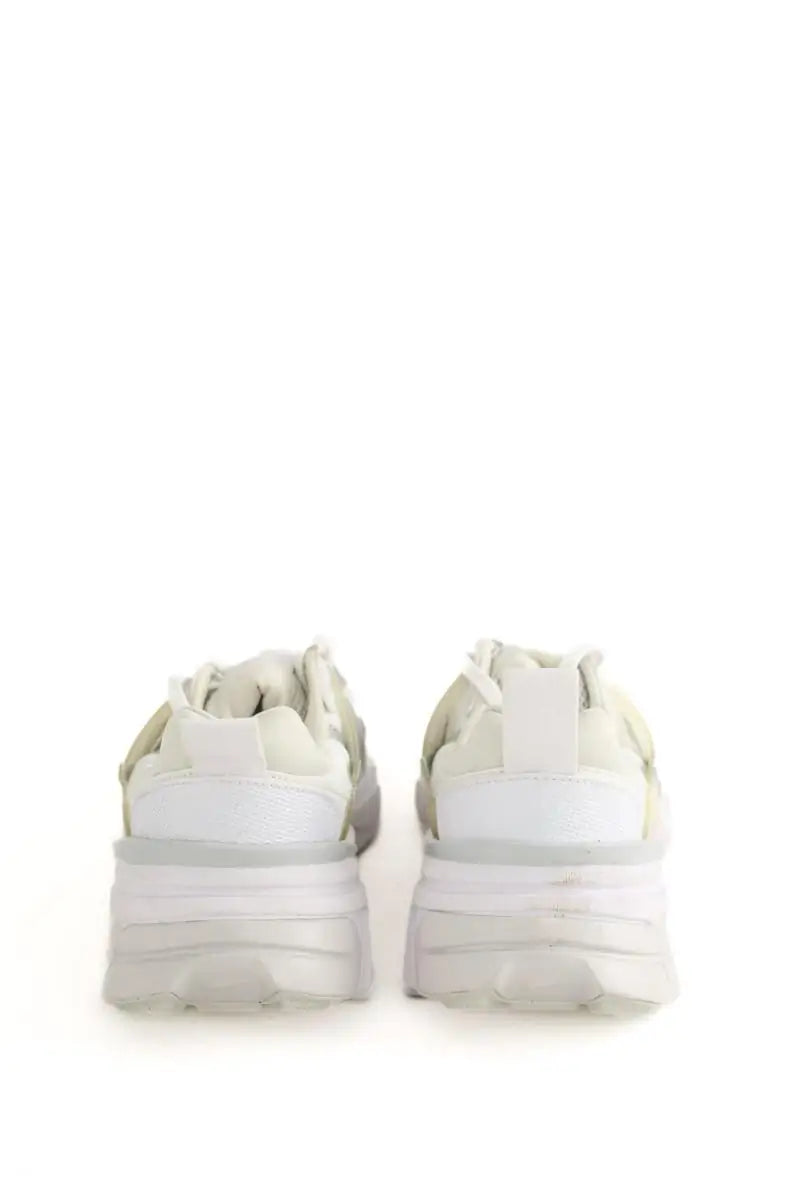 Baskets Nike V2K RUN Blanc en Tissu