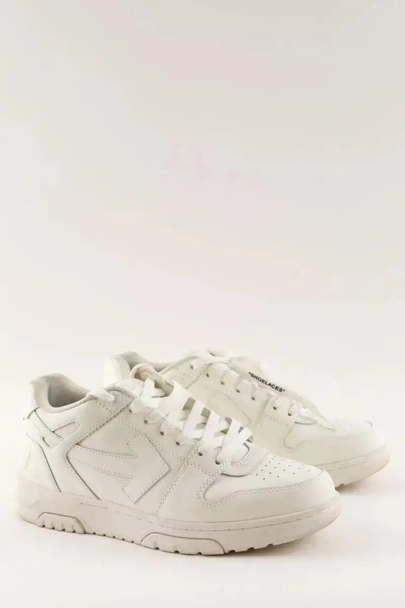 Baskets Off White Blanc en Cuir