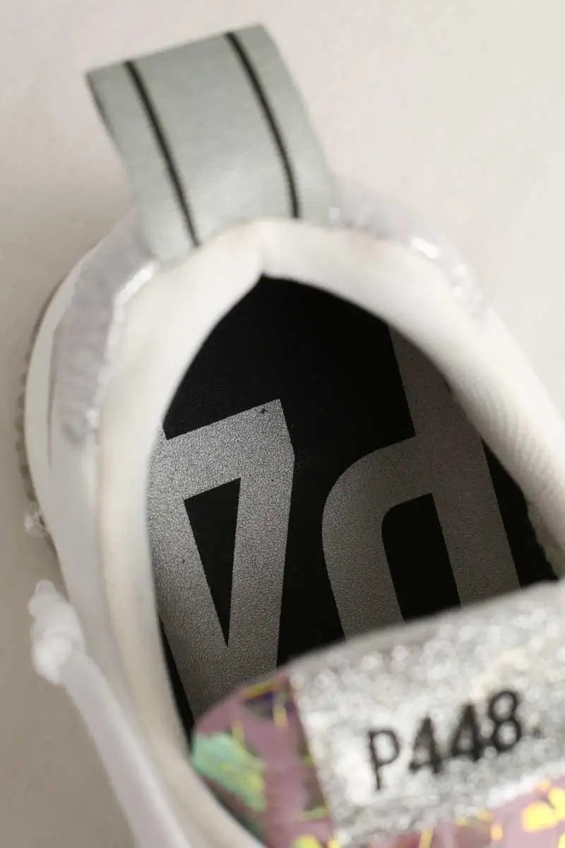 Baskets P448 Blanc en Cuir