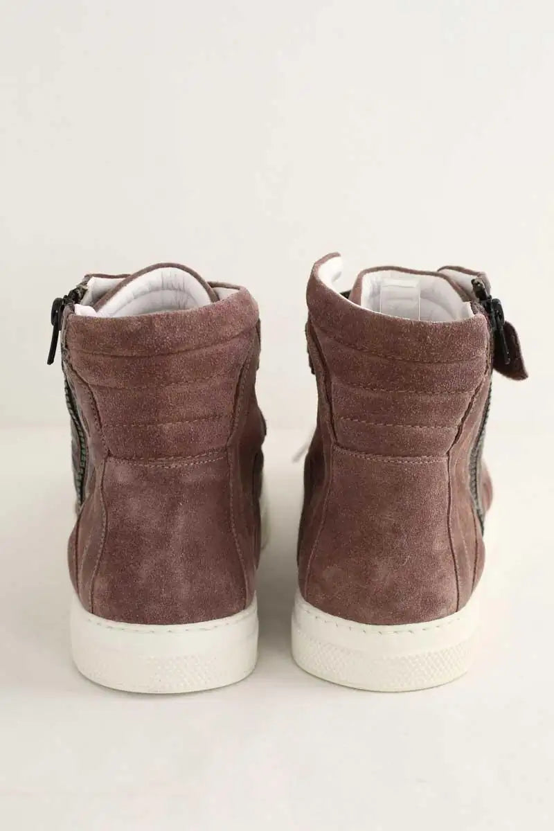 Baskets Pierre Hardy Violet en Daim