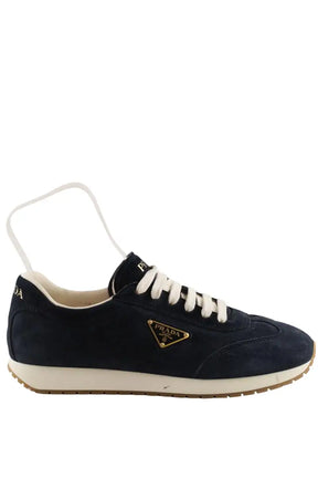 Baskets Prada Cruise sneaker suede Bleu en Daim, taille 42 - Seconde Main