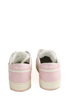 Baskets Prada Rose en Cuir