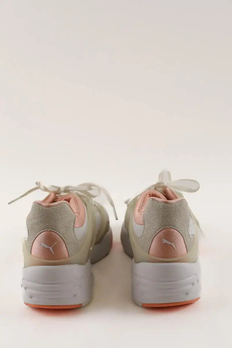 Baskets Puma Blanc en Tissu