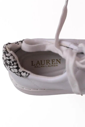 Baskets Ralph Lauren Blanc en Cuir