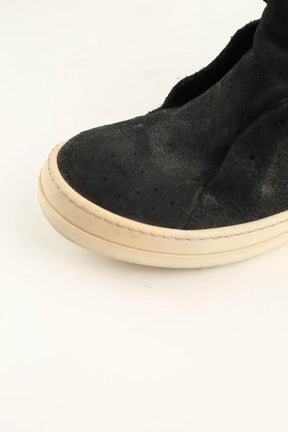 Baskets Rick Owens Noir en Cuir de veau façon poney