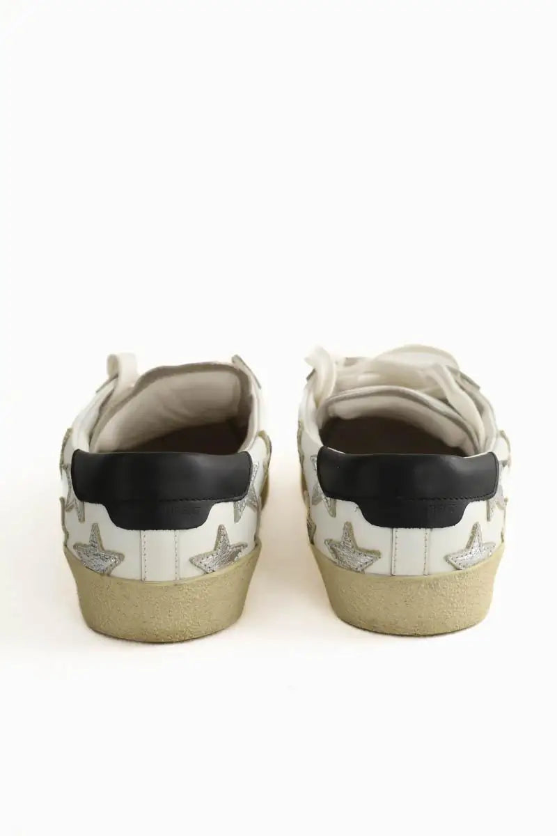 Baskets Saint Laurent Blanc en Cuir