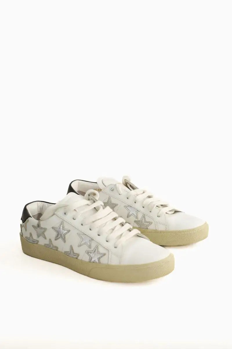 Baskets Saint Laurent Blanc en Cuir